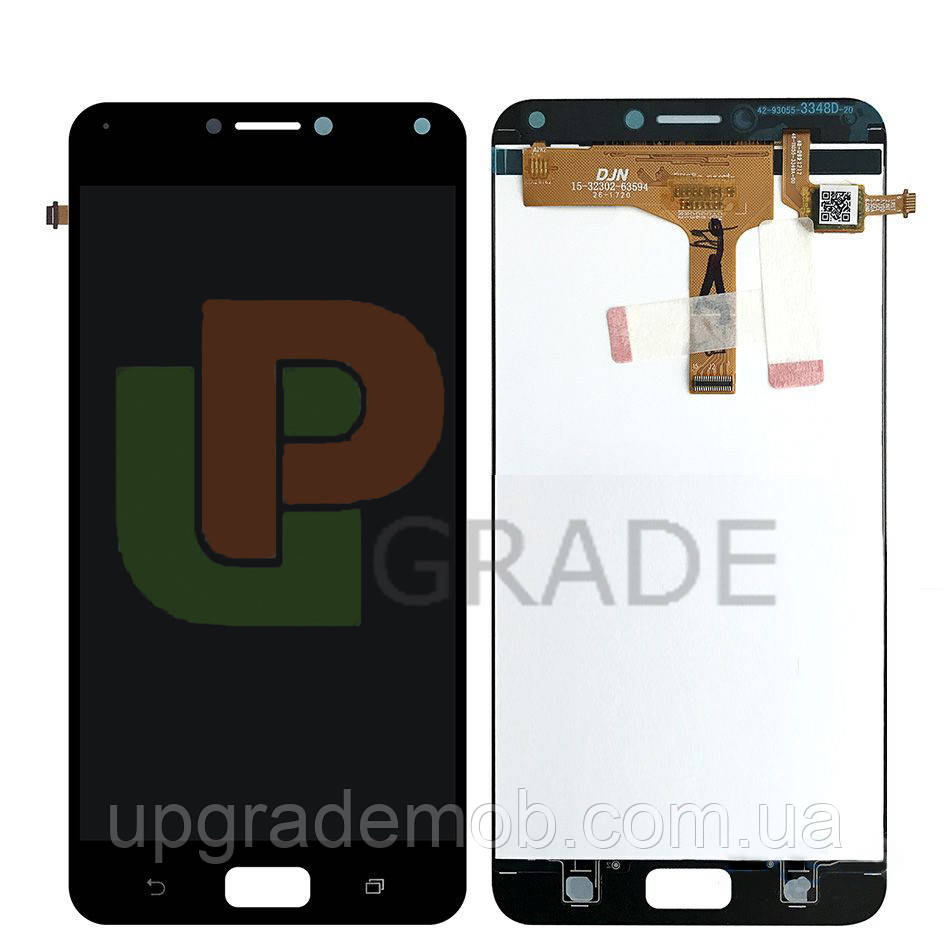 Дисплей модуль тачскрин Asus ZenFone 4 Max ZC520KL чорний, фото 1