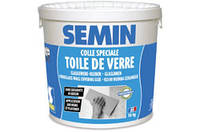 Клей готовый для стеклохолста ( влагостойкий ) " SEMIN " COLLE TDV , (Семин)10кг .