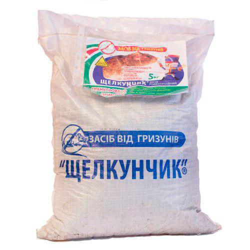 Лускунчик гранули від щурів і мишей 5 кг оригінал, фото 1