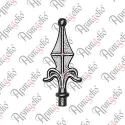 Піка кована 130х60х12 Арт. 40.052.02