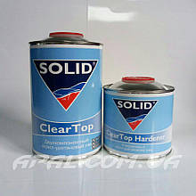 SOLID ClearTop Лак MS 2:1, 1 л (у комплекті з затверджувачем 0,5 л)