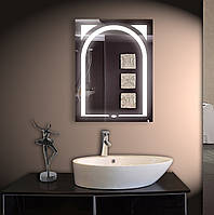 Зеркало для ванной LED ver-3023 600х800зеркало с подсветкой в ванную