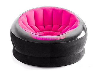 Надувне крісло Intex 68582, рожеве, 112 х 109 х 69 см 