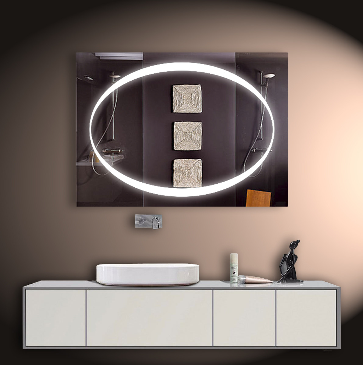LED дзеркало ver-3039 1100х800 мм, дзеркало з підсвіткою