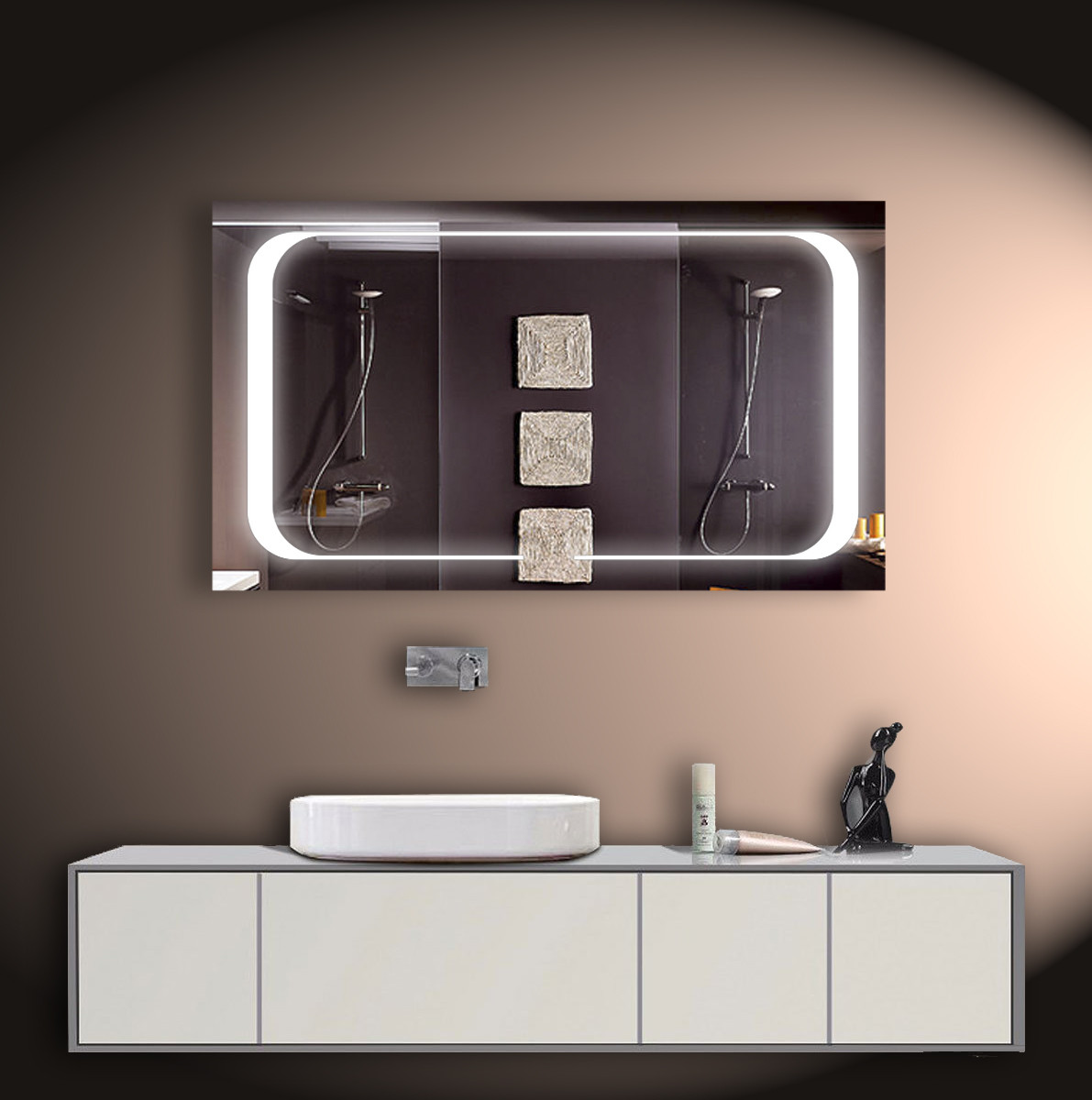 LED дзеркало ver-3042 950х550, дзеркало з підсвіткою