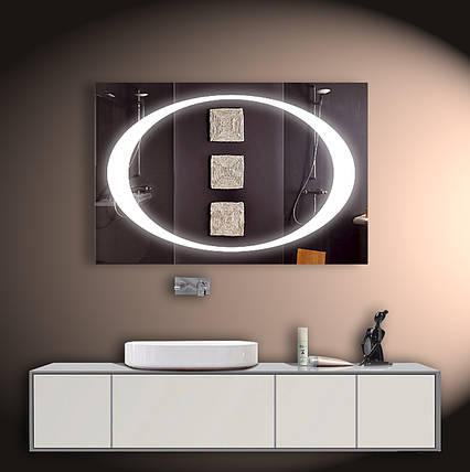 Дзеркало LED ver-3058 1200х800, дзеркало з підсвіткою, фото 1