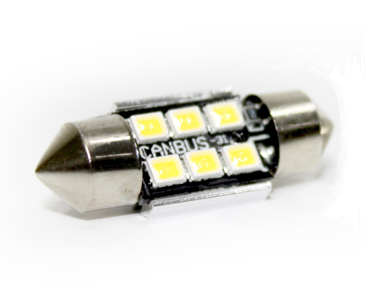 LED світлодіодна автолампа BTLE1285, C5W, SMD2835, CANBUS, обманка, 31 мм білий