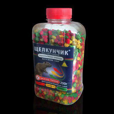 «Щулунчик» Гранула 190 г мікс банка від щурів і мишей, оригінал, фото 1