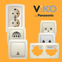 Розетки і вимикачі viko by panasonic (туреччина)