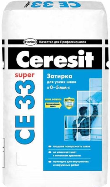 Затирка Ceresit (Церезит) CE-33 Super (колір абрикос) 2 кг