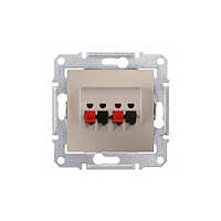 Аудиорозетка SDN5400168 титан Sedna Schneider, 4351