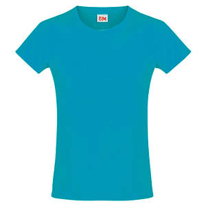 Бірюзова футболка для дівчаток (Преміум)