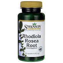 Корінь Родіоли, Swanson Rhodiola Rosea Root 400 mg 100 caps