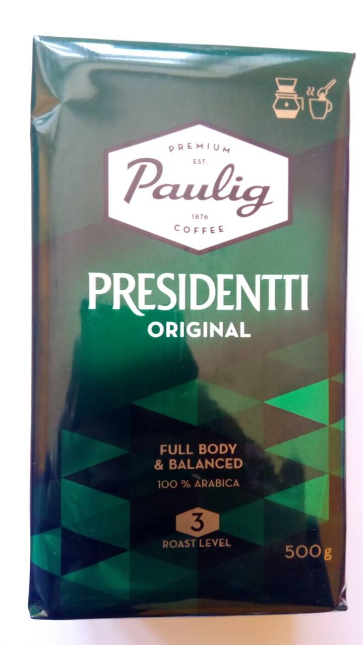 Мелений кави Paulig Presidentti Original 500 гр.