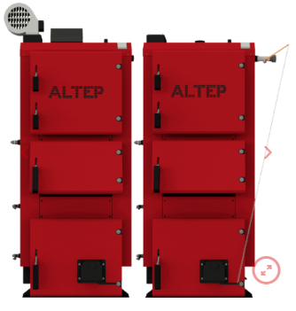 Котел твердопаливний Altep (Альтеп) DUO PLUS 50 кВт.
