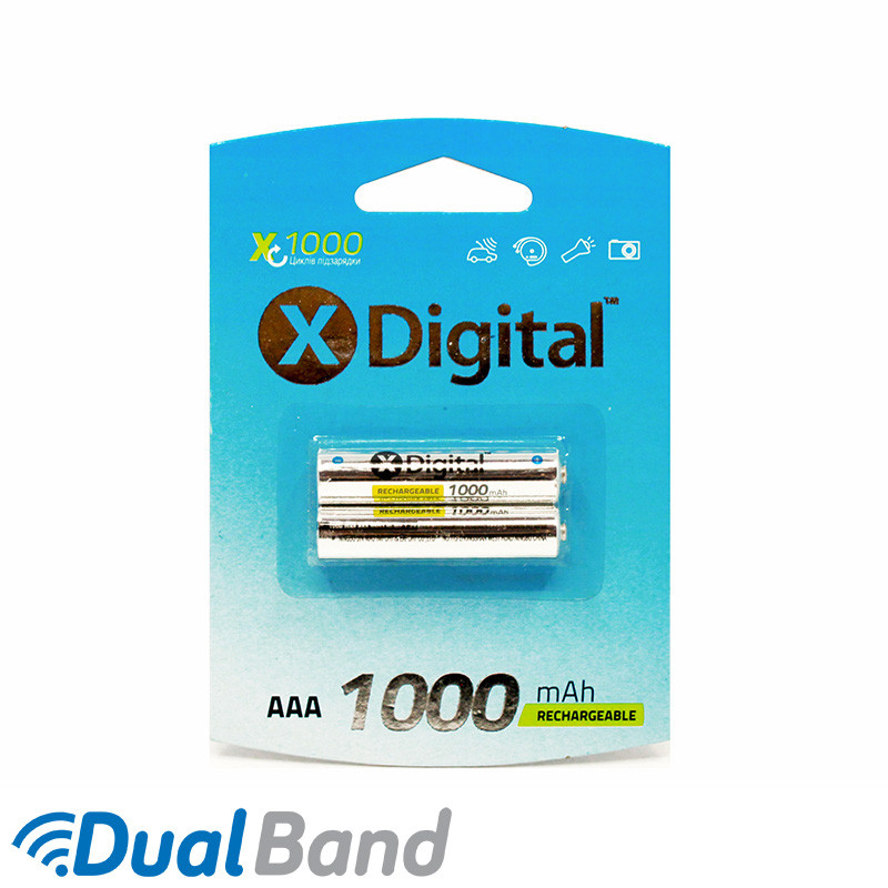 Акумулятор X-Digital HR03 1000mAh упаковка по 2 шт