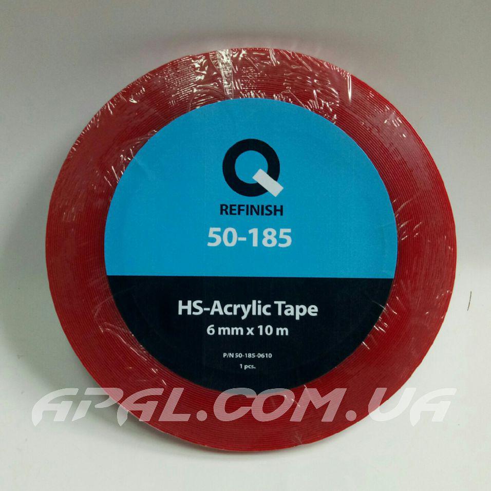 Q-Refinish 50-185 Акриловий двосторонній скотч прозорий 6мм х 10м