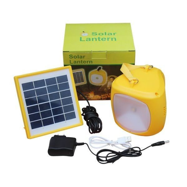 Туристичний ліхтар із сонячною батареєю Solar Lantern GC-501B + зарядка для телефона