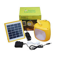 Туристичний ліхтар із сонячною батареєю Solar Lantern GC-501B + зарядка для телефона