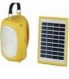 Туристичний ліхтар із сонячною батареєю Solar Lantern GC-501B + зарядка для телефона, фото 5