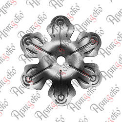 Квітка кована 65х2 отвір 6 Арт. 50.026