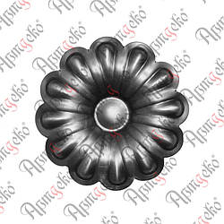 Квітка кована 150х18х2 Арт. 50.038