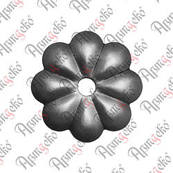 Кована квітка 60х1,2 отвір 10 Арт. 50.005.01