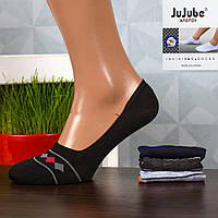 Мужские короткие носки-следы Jujube F567-2. В упаковке 12 пар