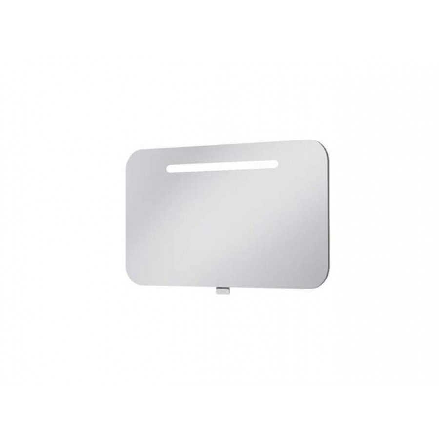 Зеркало для ванной комнаты Прато РrM-90-белый Ювента