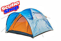Палатка трехместная Coleman 1014, двухслойная (размеры 280х200х150 см)
