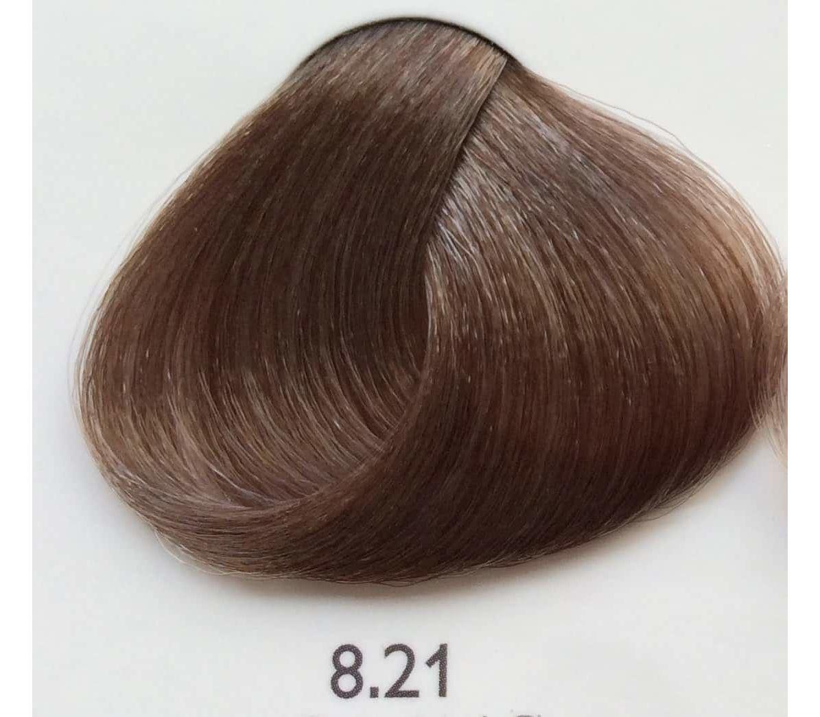 Крем-фарба для краси волосся 50 мл-L'oreal Professionnel Majirel 8.21 Світлий блондин перламутрово-попелястий