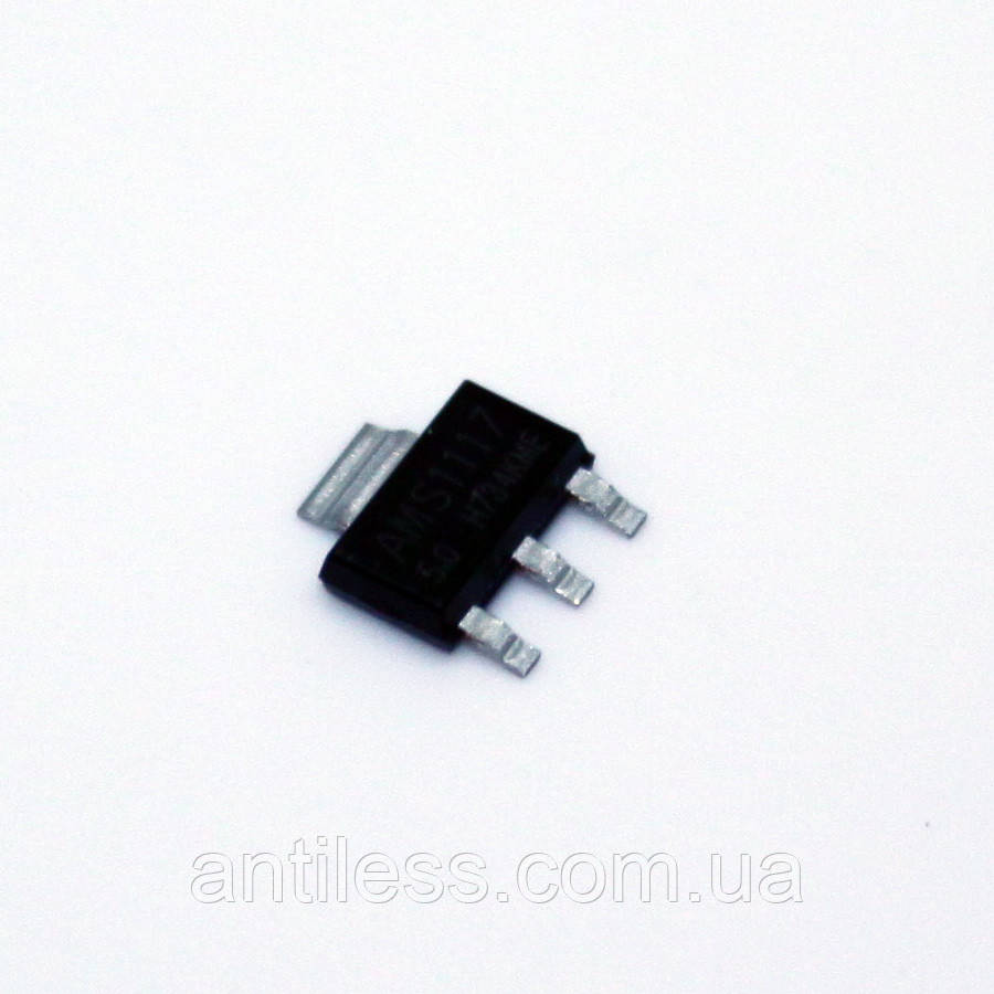 СТАБІЛІЗАТОР AMS1117 AMS1117-5.0 V 5В 1А SMD SOT-223