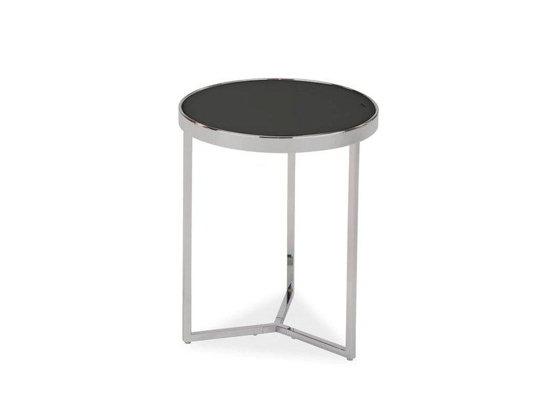 Стіл журнальний в стилі Лофт у вітальню з металу/скла Delia I SIGNAL, фото 1