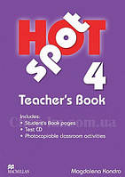 Hot Spot 4 Teacher's Book + Test CD (книга для учителя)