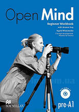 Open Mind Beginner Workbook with CD and Key (робоча зошита з диском і ключами/відповідями, рівень pre-A1)