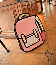 Шкільний 2Д 2D рюкзак, фото 5