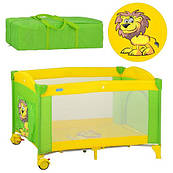 Манеж зелено-жовтий Bambi (M 2240) 