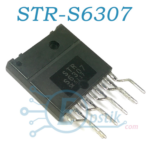 STR-S6307, імпульсний регулятор напруги з вихідним біполярним ключем, MULTIWATT-9