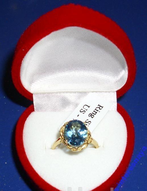 Кільце.Срібло 925. Золото .Топаз. Розмір 17, фото 1