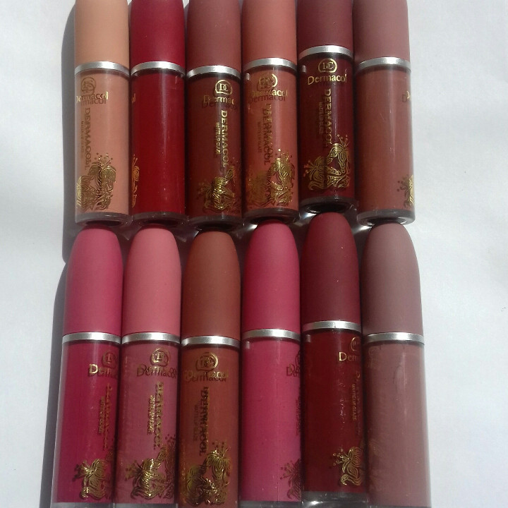 Блиск для губ Dermacol lip glaze 12шт/уп