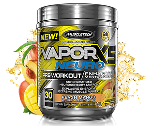 Передтренувальний комплекс MuscleTech Vapor X5 Neuro — 30 порц.