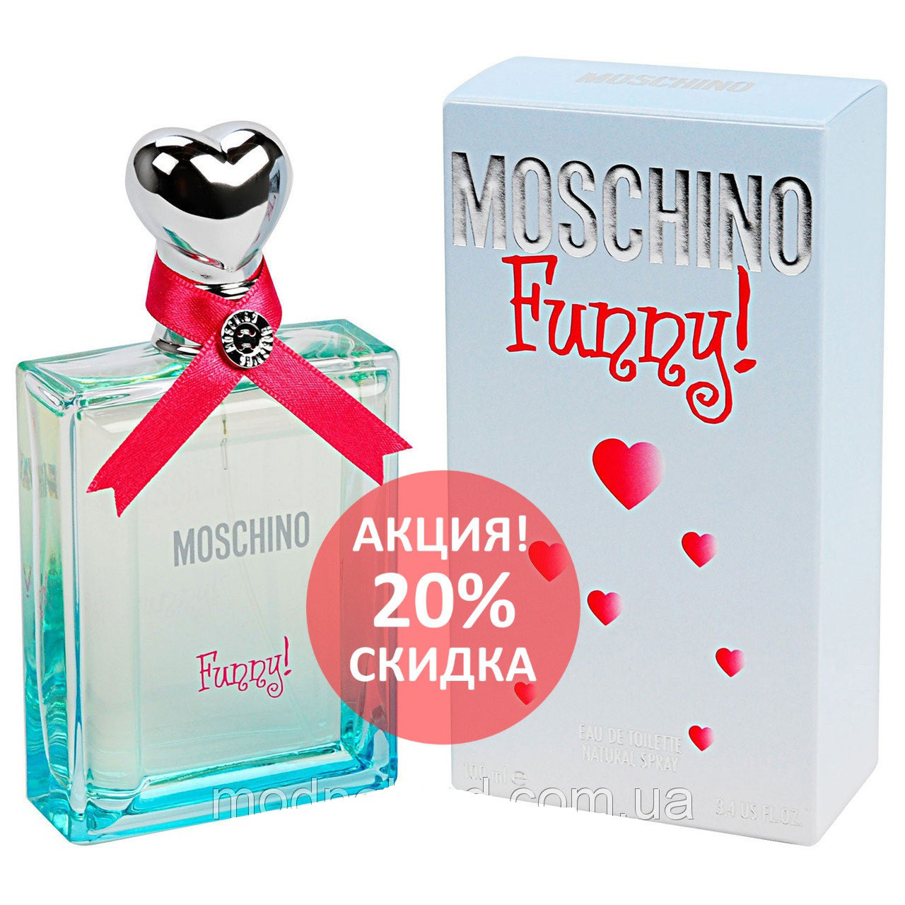 Moschino Funny 100 ml Парфюмерия для женщин Москино Фанни - фото 3 - id-p693654852