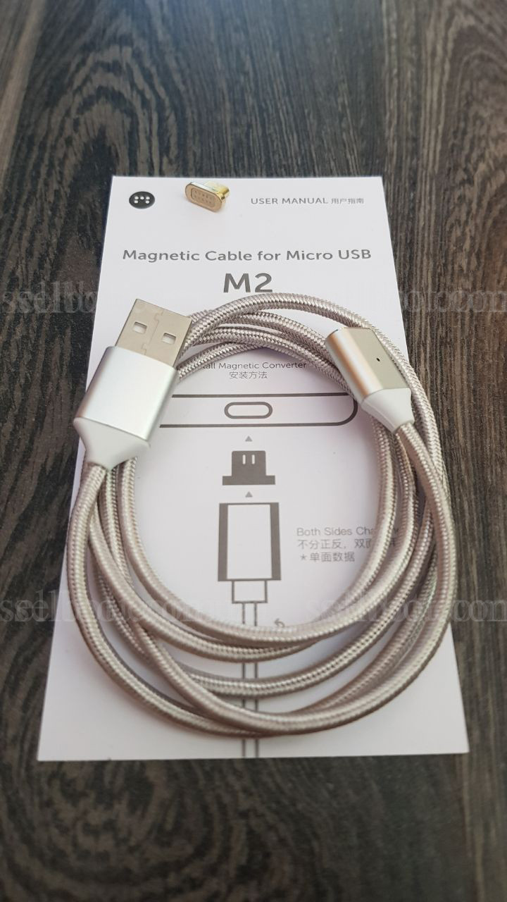 Магнітний кабель Moizen M2 Micro USB Магнитный (Android сable)