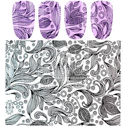 Наклейки 3д, BP053 чорні, фото 1