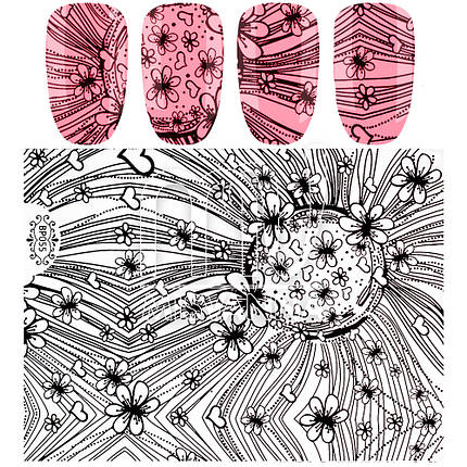 Наклейки 3д, BP055 чорні, фото 1