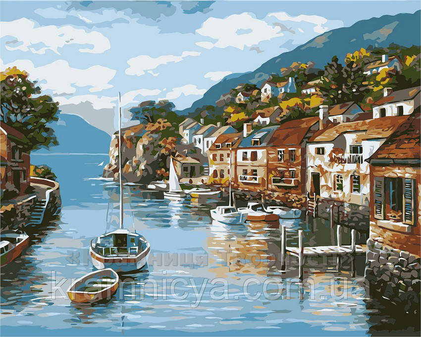 Картина за номерами 40х50 Блакитна бухта (GX6925)