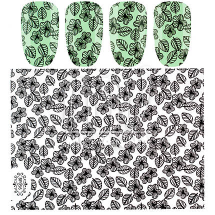 Наклейки 3д, BP056 чорні, фото 1