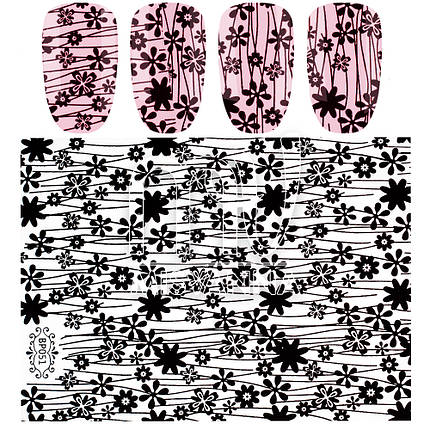 Наклейки 3д, BP051 чорні, фото 1