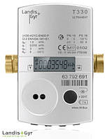 Теплочика ULTRAHEAT T330/UH30B21 DN 15 (G3⁄4) Qn 1,5 м3/год, різь) ультразвуковий Landis+Gyr, метал
