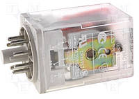 Реле R15 10 А 24V ( пост.) 2CO мех. инд , тест-кнопка с блокировкой ,светодиод-индикатор
